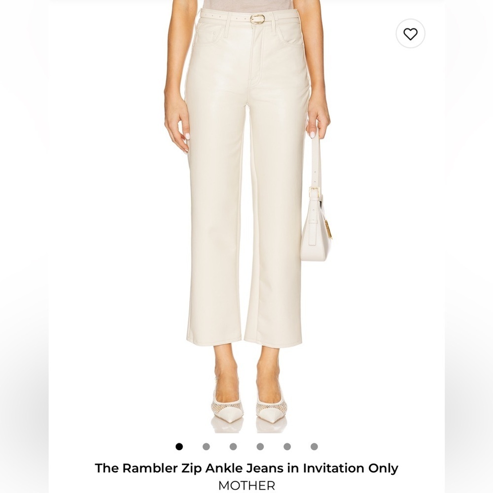 Mother The Rambler Zip Ankle Jeans in Invitation Only size 28